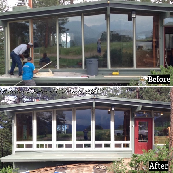 Window installation project by Joe Brever