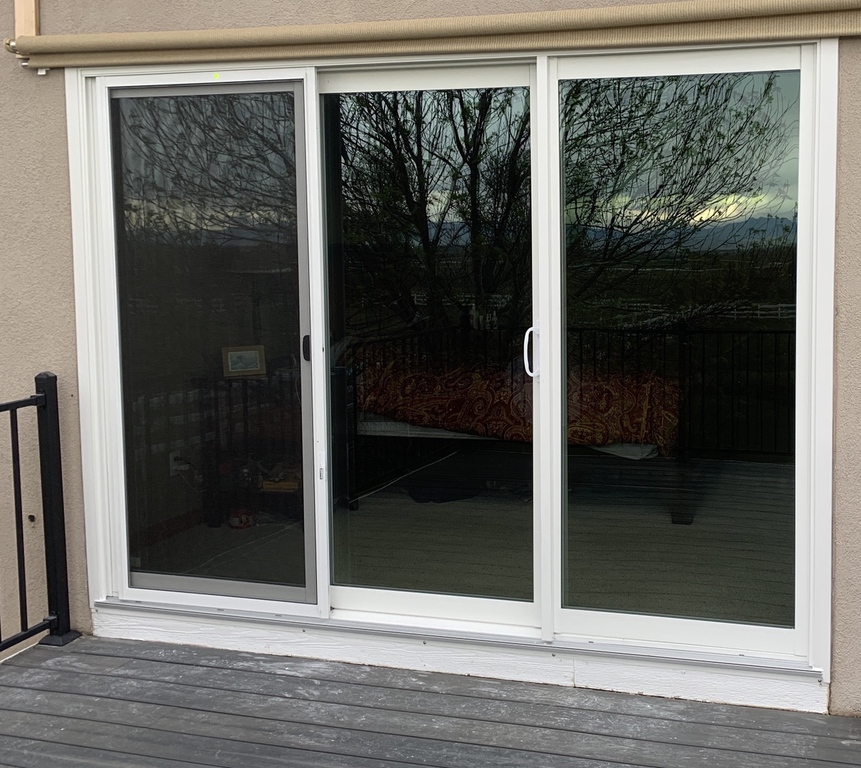 Custom patio door installation