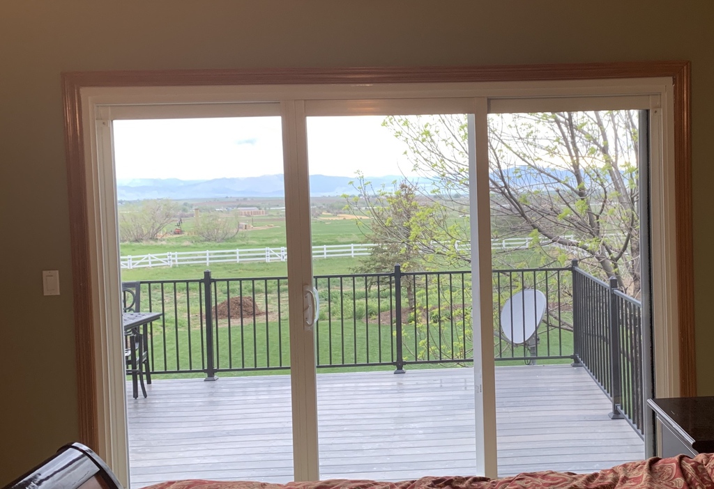 Custom patio door completed