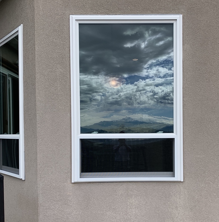 Removed transom from original window